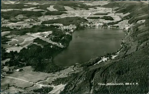 Ansichtskarte Titisee-Neustadt Luftbild Fliegeraufnahme 1961