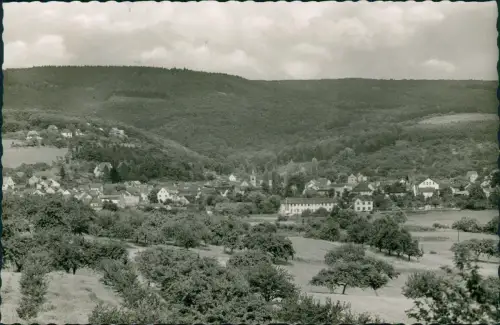 Ansichtskarte Oberbieber-Neuwied (Rhein) Fernblick auf die Stadt 1955