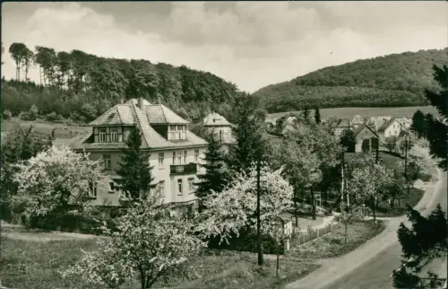Ansichtskarte Steinbergen-Rinteln Straßenpartie Fotokarte 1961 Landpoststempel