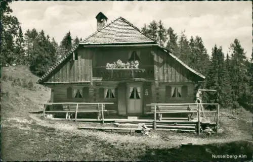 Ansichtskarte Kiefersfelden Nusslberg Nusselberg - Alm 1958