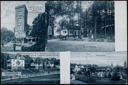 Neukirch Oberlausitz Oberneukirch 4 Bild Georgenbad Valtenberg Sanatorium 1912