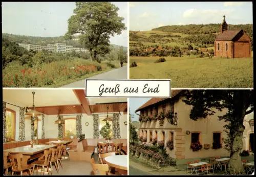 Bad Staffelstein Gruss aus END u.a. Dorfkapelle Gasthof-Pension Adlerbräu 1983