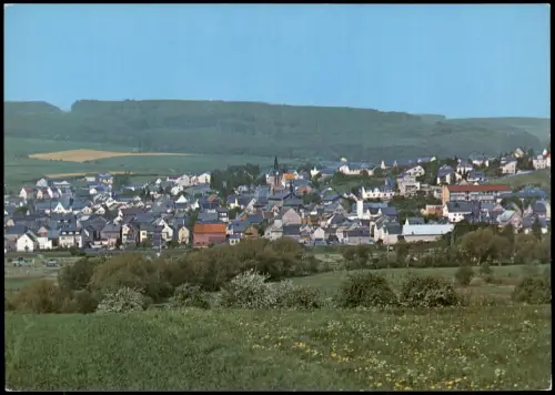 .Rheinland-Pfalz Panorama-Ansicht von 6254 Elz im Westerwald 1975