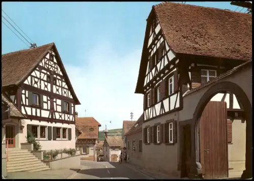 Endingen Kaiserstuhl Ortsteil Kiechlingsbergen Fachwerkhaus am Kaiserstuhl 1975