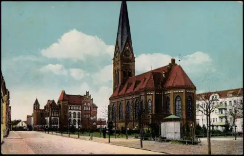 Ansichtskarte Fürstenwalde Spree Sellerplatz 1910