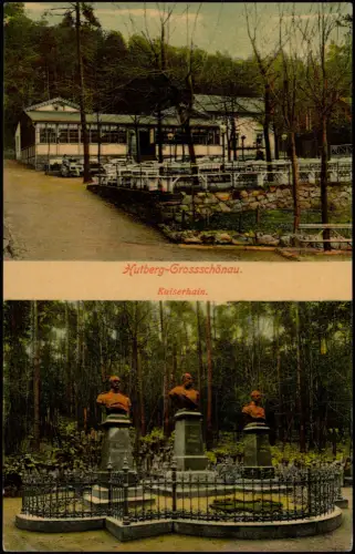 Ansichtskarte Großschönau (Sachsen) Hutberg Kaiserhain 2 Bild 1903