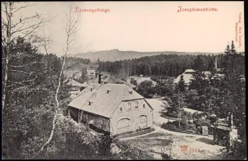 Postcard Schreiberhau Szklarska Poręba Josephinenhütte 1909  Riesengebirge
