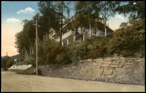Ansichtskarte Zschopau Kurhaus Finkenburg 1913