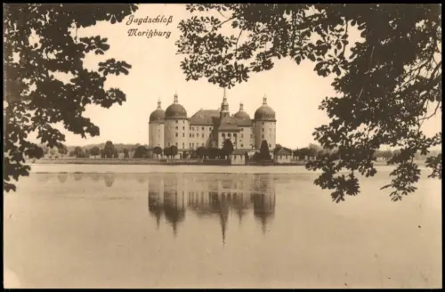 Ansichtskarte Moritzburg Jagdschloß Moritzburg. 1912