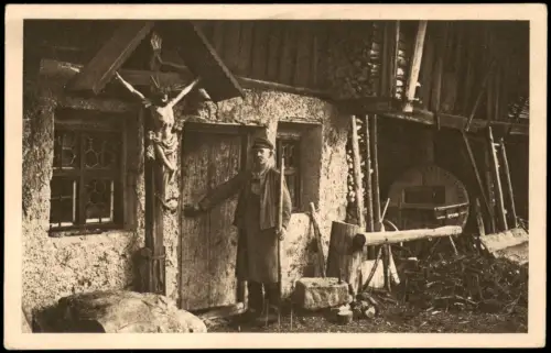 Neustift im Stubaital Tiroler Bauern Bürgerhäuser  Bauernhaus Stubai-Tal 1917