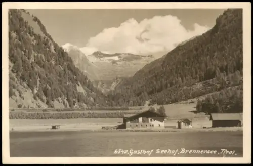 Ansichtskarte .Tirol Gasthof Seehof am Brennersee Tirol 1930