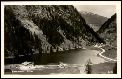 Ansichtskarte Gries am Brenner Brennersee Panorama Blick auf Hotel 1940