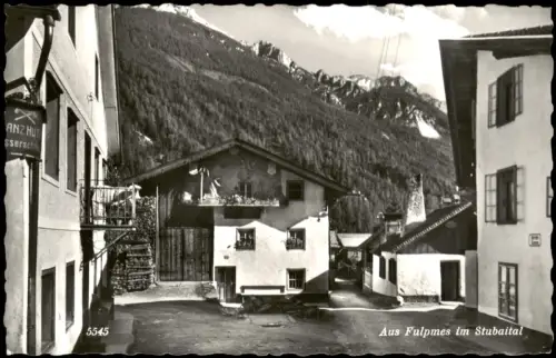 Ansichtskarte Fulpmes Ortsansicht Häuser-Ansichten 1950