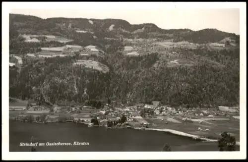 Ansichtskarte Steindorf Panorama-Ansicht Steindorf Ossiachersee Kärnten 1956