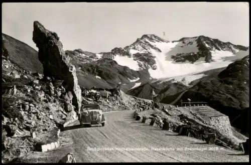 Zell am See Altes Auto Großglockner-Hochalpenstraße Hexenküche Brennkogel 1950