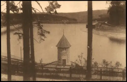 Ansichtskarte Lengefeld (Erzgebirge) Talsperre Neunzehnhain 1912