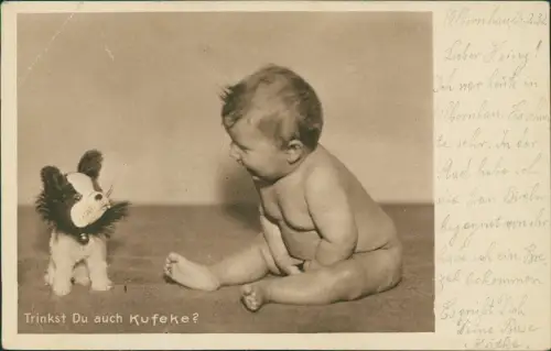 Ansichtskarte  Reklame Werbung Kufeke Diät Suppen Säugling u. Hund 1929