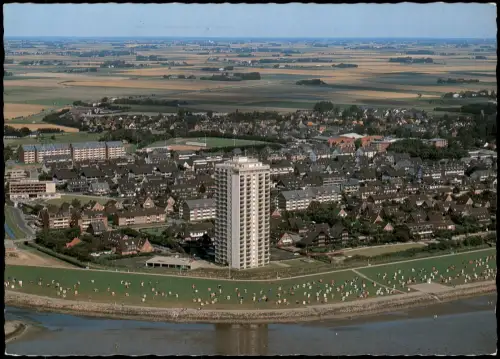 Ansichtskarte Büsum Luftbild Luftaufnahme 1986