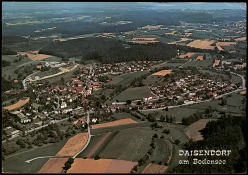 Ansichtskarte Daisendorf Luftaufnahme, Gesamtansicht vom Flugzeug aus 1975