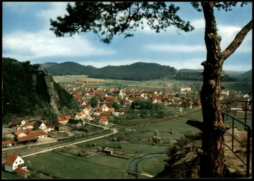 Ansichtskarte Dahn Panorama-Ansicht 1970