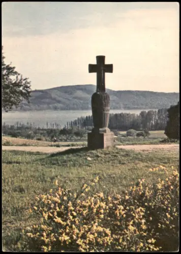 Darscheid Ortsansicht Kreuz-Stein Laacher See Jugendherberge JH Darscheid 1960