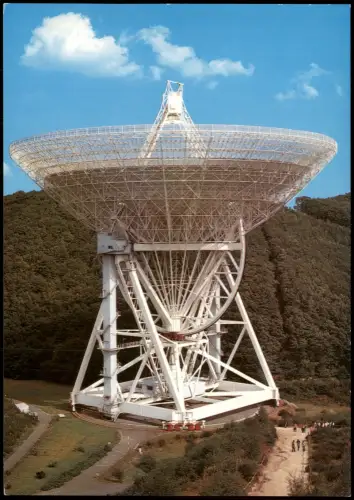 Effelsberg-Bad Münstereifel Radioteleskop  Instituts Radioastronomie Bonn 1980