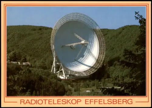Effelsberg-Bad Münstereifel   Max-Planck-Instituts f. Radioastronomie Bonn 1985