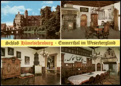 Emmerthal Schloß Hämelschenburg Emmerthal im Weserbergland 1982