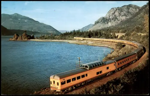Ansichtskarte  Eisenbahn Zug Lokomotive City of Portland Train 1975