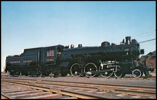 Ansichtskarte  Eisenbahn Zug Lokomotive CANADIAN PACIFIC 1201 1971