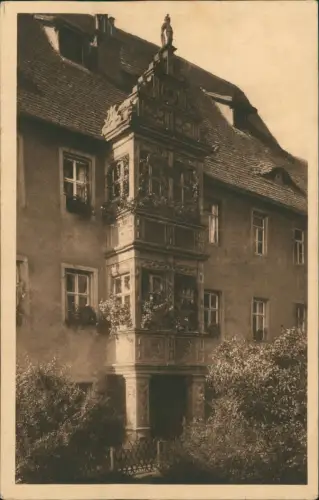 Ansichtskarte Rothenburg ob der Tauber Pfarrhauserker 1918