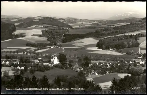 Ansichtskarte Bad Schönau Sommerfrische BAD SCHÖNAU Panorama-Ansicht 1970