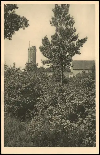 Ansichtskarte Meißen Gasthaus Deutsche Bosel mit Boselturm 1930