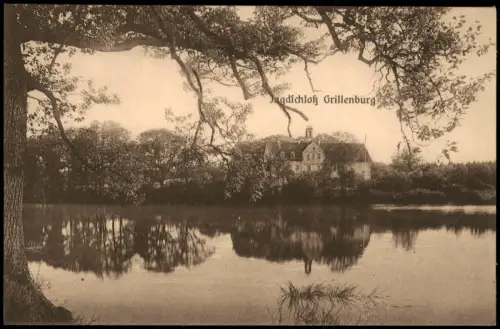 Ansichtskarte Grillenburg-Tharandt Jagdschloß Grillenburg 1912