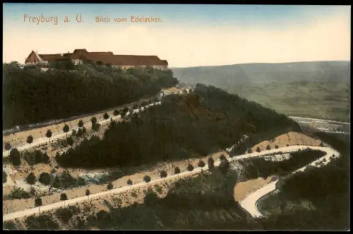 Ansichtskarte Freyburg (Unstrut) Blick vom Edelacker 1915