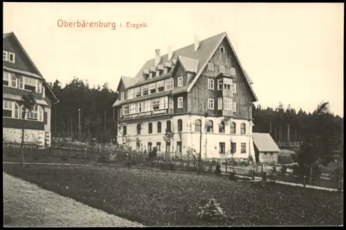 Oberbärenburg-Altenberg (Erzgebirge) Berghotel Friedrichshöhe 1911