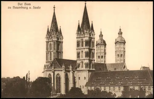 Ansichtskarte Naumburg (Saale) Dom St. Peter und Paul 1912