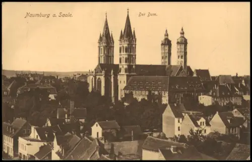 Ansichtskarte Naumburg (Saale) Dom 1912