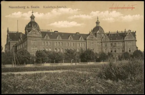 Ansichtskarte Naumburg (Saale) Kadetten-Anstalt 1912
