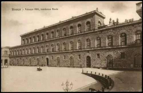 Cartolina Florenz Firenze Firenze Palazzo Pitti residenza Reale 1910