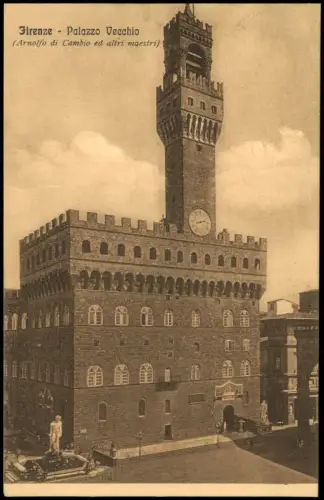 Florenz Firenze Palazzo Vecchio (Arnolfo di Cambio ed altri maestri) 1910