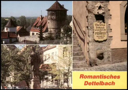 Ansichtskarte Dettelbach Mehrbildkarte Romantisches Dettelbach 1970