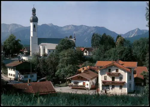 Ansichtskarte Elbach-Fischbachau Panorama Elbach/Obb. 1980