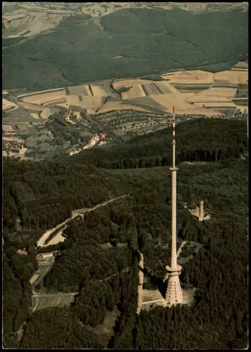 Dannenfels Luftbild Pfalz Donnersberg Fernsehturm Ludwigsturm 1977