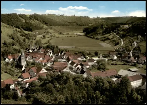Buttenhausen-Münsingen (Württemberg) Panorama  Buttenhausen Kr. Münsingen 1960