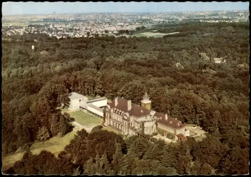 Mülheim an der Ruhr Luftbild  Akademie Haus der Begegnung v. Flugzeug aus 1969