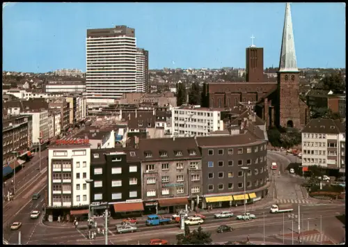 Ansichtskarte Mülheim an der Ruhr Stadt-Ansicht Mülheimer City 1970