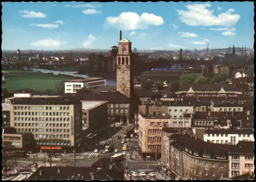 Ansichtskarte Mülheim an der Ruhr Stadt-Ansicht Stadtmitte 1970