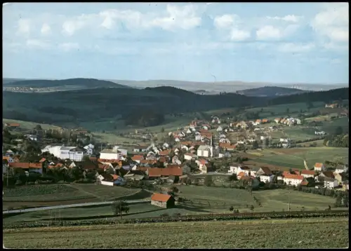 Ansichtskarte Motten Panorama-Ansicht Motten, Ufr. Rhön 1975