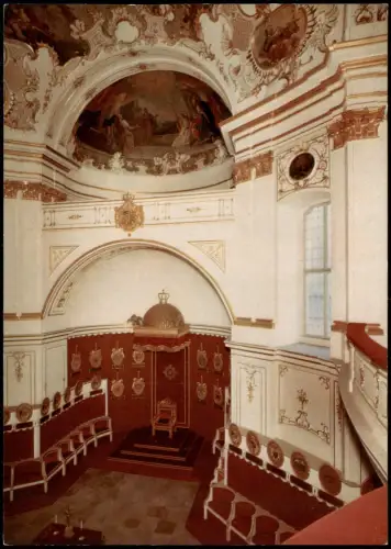 Ansichtskarte Ludwigsburg RESIDENZSCHLOSS Ordenskapelle Deckenbemalung 1984